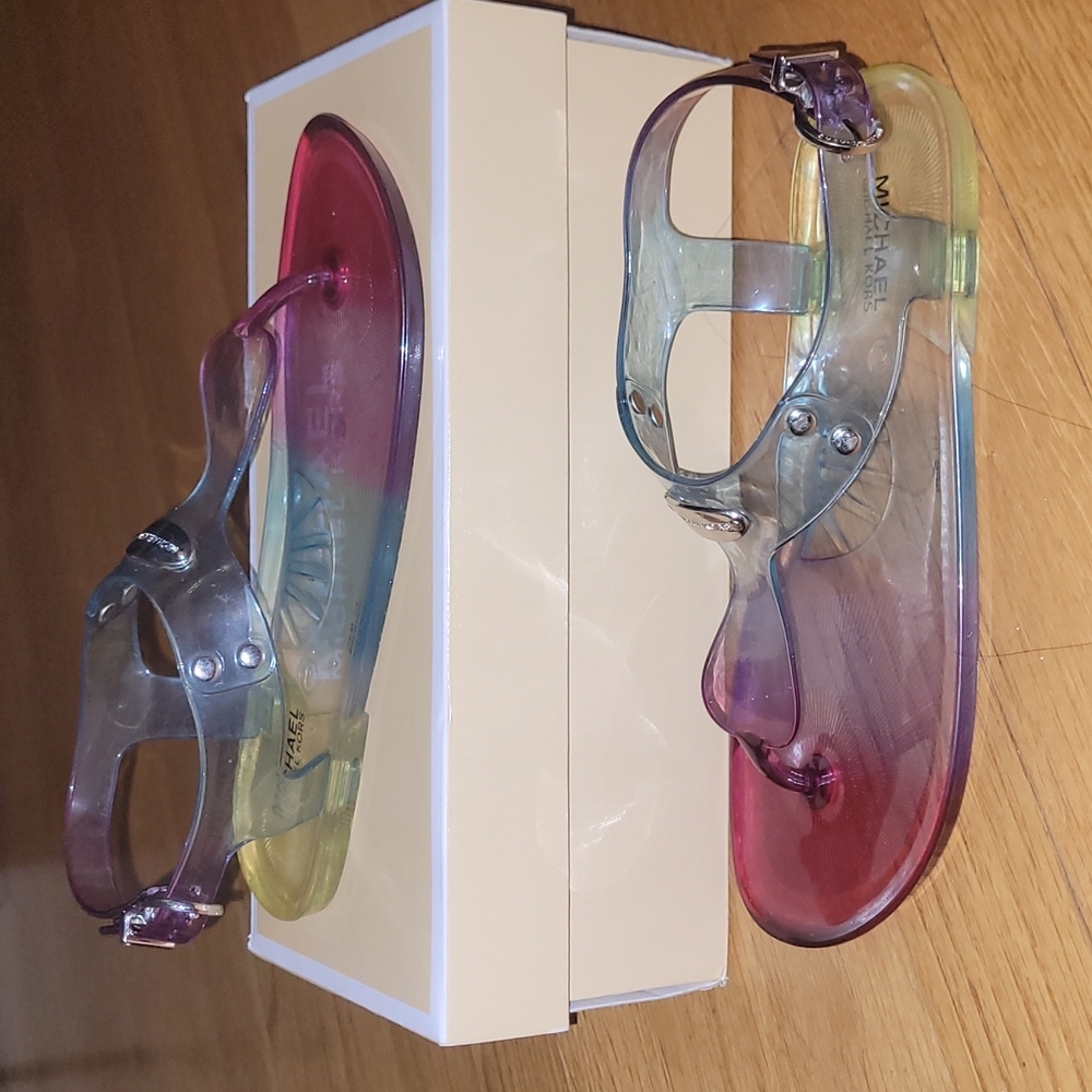 Michael Kors Unicorn Ombre Jelly Sandals